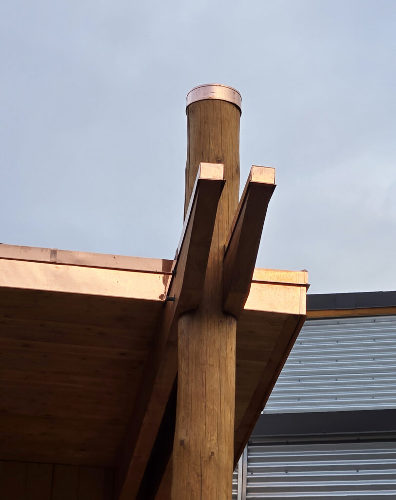 Iskut School- Exterior detail