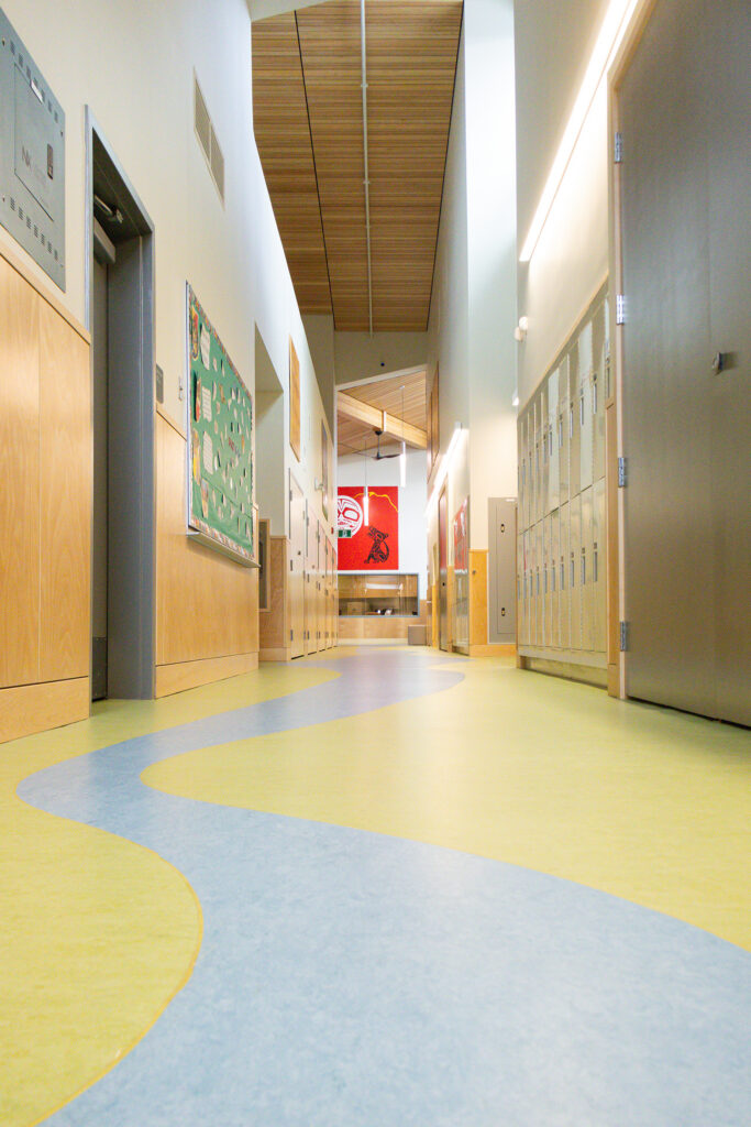 Iskut School- hall view 2
