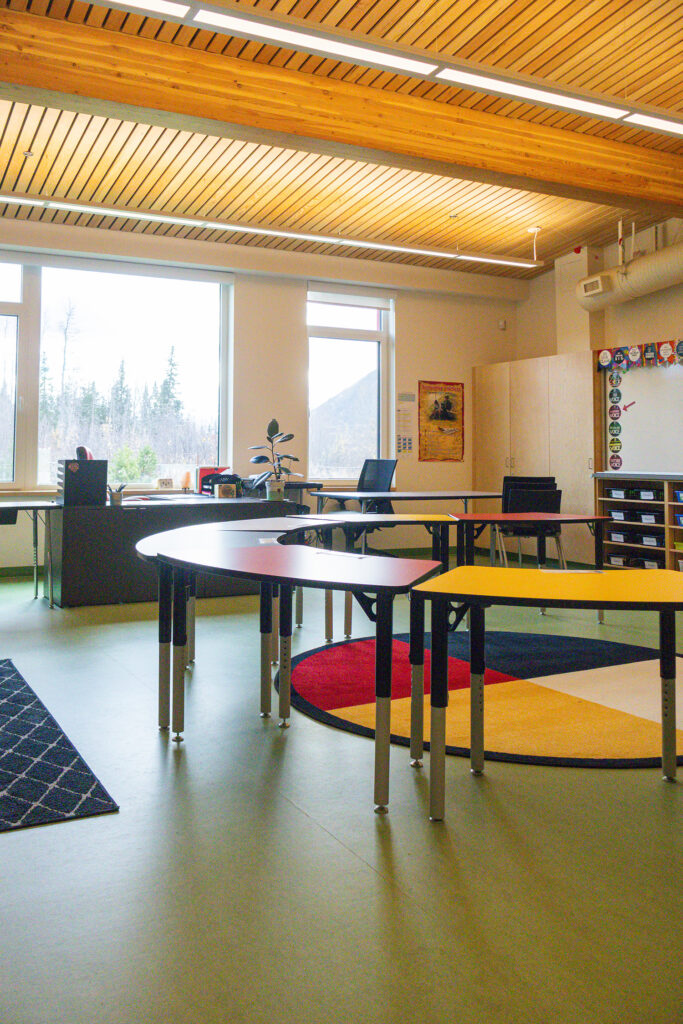 Iskut School- Classroom view